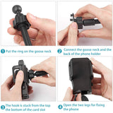 Marrrch Car Phone Mount,360 Degree [Adjustable Distance] Cup Car Phone Holder Compatible with iPhone Xs/XS MAX/XR/X/8/8Plus/7/7Plus, Galaxy S7/S8/S9, Google Nexus, Huawei and More (Black)