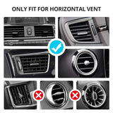 VICSEED Car Phone Mount, Air Vent Phone Holder for Car, Handsfree Cell Phone Car Mount Compatible iPhone XR Xs Max Xs X 8 7 6 Plus, Compatible Samsung Galaxy S10 S10+ S10e S9 S8 S7 LG Google etc.