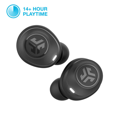 JLab Audio JBuds Air True Wireless Signature Bluetooth Earbuds + Charging Case - Black - IP55 Sweat Resistance - Bluetooth 5.0 Connection - 3 EQ Sound Settings: JLab Signature, Balanced, Bass Boost