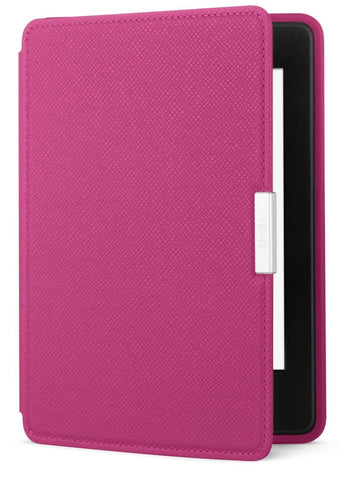 Amazon Kindle Paperwhite Leather Case, Ink Fuchsia - fits all Paperwhite generations prior to 2018  (Will not fit All-new Paperwhite 10th generation)