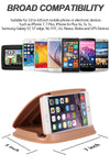 Bosynoy Phone Holder for Car, GPS Holder for Car Dashboard, Universal Car Phone Mount Compatible for Smart Cell Phones -Brown