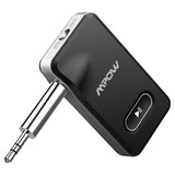 Mpow Bluetooth Receiver with Car Locator, Bluetooth 4.1 Car Kits, 2 in 1 Car Audio Adapter, Wireless Music Adapter for Car Stereo System to Enjoy Hands-Free Calling & Music, Black
