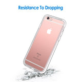 JETech Case for Apple iPhone 6 and iPhone 6s, Shock-Absorption Bumper Cover, Anti-Scratch Clear Back (HD Clear)