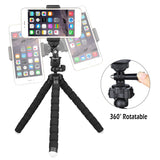 UBeesize Tripod S, Premium Phone Tripod, Flexible Tripod with Wireless Remote Shutter, Compatible with iPhone/Android Samsung, Mini Tripod Stand Holder for Camera GoPro/Mobile Cell Phone (Upgraded)