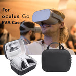 Esimen Hard Travel Case for Oculus Go Virtual Reality Headset and Controllers Accessories Carry Bag Protective Storage Box (Black+Gray)