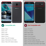 ProCase Galaxy J7 2018 Wallet Case, Galaxy J7 Aero/J7 Star/J7 Top/J7 Crown/J7 Aura/J7 Refine/J7 Eon Folding Flip Kickstand Case Protective Book Cover with Card Holders Mirror Wristlet -Black