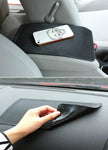 Tianmei 10.6in x 6.1in Extra Large Size Anti-Slip Rubber Pad, Car Dashboard Universal Non-Slip Mat use for Cell Phones, Sunglasses, Keys, Coins and More (Pure Black)