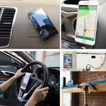 VOKOLY, Universal non-slip mats,Sticky Anti-Slip Gel Pads,Stick to Anywhere&Holds Anything (8 PACK Clear)