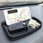 Anti-Slip Cell Phone Pad Universal for Car Dashboard Non-Slide Silicone Rubber Gel Mat Cell Phone Holder for Smartphone X/8/7 Plus Galaxy Note 8 S9 S8 Plus or GPS Devices Sunglasses Cards Coins