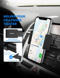 Mpow 058AB Car Phone Holder,CD Slot Universal Car Phone Mount, One-Touch Cradle Stand Compatible iPhone Xs MAX/XS/XR/X/8/8 plus/7/7 plus/6s, Samsung S8/S7/S6/edge, LG G5, Nexus 5X/6/6P and More