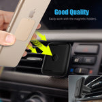 Mount Metal Plate with Adhesive for Magnetic Cradle-Less Mount -X4 Pack 2 Rectangle and 2 Round (Compatible with WizGear mounts) (Gold)