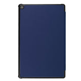 Asng All-New Fire HD 10 2017 Case - Tri-Fold Ultra Slim Stand Smart Case Cover with Auto Sleep/ Wake for All-New Amazon Fire HD 10 (7TH Generation, 2017 Release ) (Dark blue)