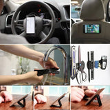 ProMaker Multi Purpose Nano Sticky Gel Pad for Cell Phone Holder Dashboard Anti Slip Pad GPS Car Mat Phone Tablet Stick to Wall Glass Mirrors Kitchen Office Cabinets Nano Rubber Pads