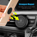 Magnetic Mount, WizGear Universal Twist-Lock Air Vent Magnetic Car Mount Holder, for Cell Phones and Mini Tablets with Fast Swift-snap Technology (Twist Lock)