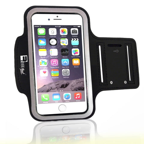 Premium iPhone 7 Plus/iPhone 8 Plus Running Armband with Fingerprint ID Access. Sports Phone Arm Case Holder for Jogging, Gym Workouts & Exercise