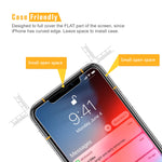 [4 Pack] Screen Protector for iPhone Xs/iPhone X, SPARIN Tempered Glass Screen Protector for iPhone Xs/X (5.8 Inch) - Alignment Frame/Highly Responsive/Case Friendly