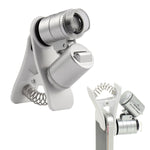 KINGMAS 60X Clip-On Microscope Magnifier Universal Lens with LED/UV Lights for iPhone 7 6s 6, Samsung, LG and More Smartphones