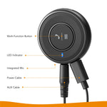 Roav Bluetooth Receiver, by Anker, with Bluetooth 4.1, CSR Bluetooth Chip, Noise-Cancellation, Integrated Mic for Hands-Free Calling, AUX-Out Port, and a USB Charging Port