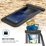 Trianium (2Pack) Universal Waterproof Case, Cellphone Dry Bag Pouch w/ IPX8 for iPhone X 8 7 6s 6 Plus, SE 5s 5c 5, Galaxy s9 s8 s7 s6 edge, Note 5 4,LG G6 G5,HTC 10,Nokia, Pixel up to 6.0” diagonal