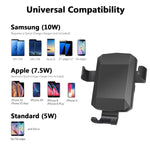 Qi Certified Fast Wireless Car Charger Mount, Automatic Gravity 10W Qi Fast Charging Car Phone Holder Air Vent Compatible for iPhone XS/MAX/XR/X/8/8+, Samsung Galaxy 9/S9/S9+/S8/S8+