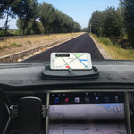 Anti-Slip Car Dash Grip Pad for Cell Phone, Keychains, Sun Glasses,Stand for Navigation Cell Phone (Black)