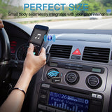 USB Bluetooth Receiver for Car, Music Streaming Car Kit, Portable Wireless Audio Adapter 3.5mm Aux Cable