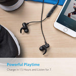 Bluetooth Headphones, Anker SoundBuds Slim Wireless Workout Headphones,10-Hour Playtime, Bluetooth 5.0, IPX7 Waterproof Magnetic Wireless Earbuds, Bluetooth Earbuds for Sports, Exercise, Running, Gym