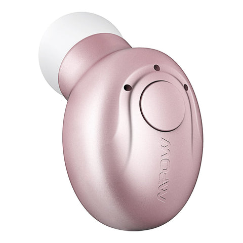 Mpow EM1 Bluetooth Earpiece, V4.1 Wireless Headphones, 6-Hr Playing Time Mini Bluetooth Earbud with Microphone, Invisible Car Bluetooth Headset for Cell Phone (One Pcs, Two Charger)