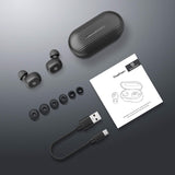 SoundPEATS True Wireless Earbuds 5.0 Bluetooth Headphones in-Ear Stereo Wireless Earphones with Microphone Binaural Calls, One-Step Pairing, 35 Hours, Upgraded TrueFree Plus