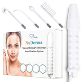 NuDerma Skin Therapy Wand - Portable Handheld High Frequency Skin Therapy Machine w/Neon - Acne Treatment - Skin Tightening - Wrinkle Reducing - Dark Circles - Puffy Eyes - Hair Follicle Stimulator
