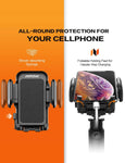 Mpow Car Phone Mount, Dashboard Car Phone Holder, Washable Strong Sticky Gel Pad with One-Touch Design Compatible iPhone Xs/XS MAX/XR/X/8/8Plus/7/7Plus, Galaxy S8/9/10, Google Nexus, Huawei and More