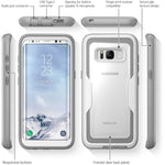 i-Blason Galaxy S8 Case, [Armorbox] [Full Body] [Heavy Duty Protection ] Shock Reduction/Bumper Case Without Screen Protector for Samsung Galaxy S8 2017 Release (White)