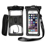 Vansky Floatable Waterproof Phone Case, Waterproof Phone Pouch Dry Bag with Armband and Audio Jack for iPhone X, 8 Plus, 8, 7 Plus, 7, 6s, 6, Andriod TPU Construction IPX8 Certified.