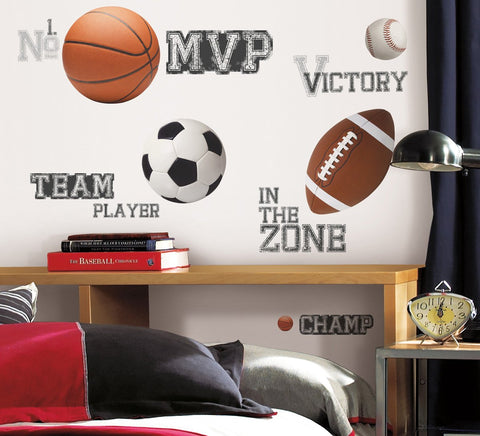 All Star Sports Wall Decal Cutouts