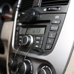 AUKEY Bluetooth Receiver Car Kit with 3-Port USB Car Charger, Magnetic Base, and Built-In Microphone for iPhones, Samsung Phones, Tablets, and More