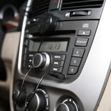 AUKEY Bluetooth Receiver Car Kit with 3-Port USB Car Charger, Magnetic Base, and Built-In Microphone for iPhones, Samsung Phones, Tablets, and More