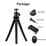 Phone Tripod，Flexible Phone Tripod and Phone Stand with Wireless Remote Shutter,Compatible with iPhone Xs Max Xr 8 7 6 6s Plus, Android, Samsung Galaxy S10 S9,Gopro and More