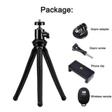 Phone Tripod，Flexible Phone Tripod and Phone Stand with Wireless Remote Shutter,Compatible with iPhone Xs Max Xr 8 7 6 6s Plus, Android, Samsung Galaxy S10 S9,Gopro and More