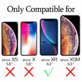 SKYLMW Case for iPhone XR,Shockproof Three Layer Protection Hard Plastic & Soft TPU Sturdy Armor Protective High Impact Resistant Cover for iPhone XR 2018(6.1 inch) for Men/Women/Girls/Boys,Clear