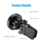 Magnetic Mount, WizGear Universal Twist-Lock Air Vent Magnetic Car Mount Holder, for Cell Phones and Mini Tablets with Fast Swift-snap Technology (Twist Lock)