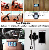 ProMaker Multi Purpose Nano Sticky Gel Pad for Cell Phone Holder Dashboard Anti Slip Pad GPS Car Mat Phone Tablet Stick to Wall Glass Mirrors Kitchen Office Cabinets Nano Rubber Pads