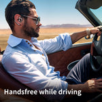 AMINY Bluetooth Headset Compatible with Android 16-Hr Playing Time V4.2 Car Wireless Earphones with Mic Cell Phone Noise Cancelling UFO (Updated Version)