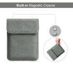 WALNEW 6" Kindle Sleeve for Kindle 4/5/Kindle Touch/Kindle Paperwhite/Kindle Paperwhite 10th, 2018/Kindle Voyage Protective Insert Sleeve Case Bag, Gray