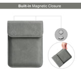 WALNEW 6" Kindle Sleeve for Kindle 4/5/Kindle Touch/Kindle Paperwhite/Kindle Paperwhite 10th, 2018/Kindle Voyage Protective Insert Sleeve Case Bag, Gray