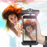 Universal Waterproof Case, Lansen Waterproof Phone Pouch Dry Bag Compatible with iPhone Xs/XR/XS Max/8/7/7 Plus/6S/6/6S Plus, Samsung Galaxy S9/S9 Plus/S8/S8 Plus/Note 8 6 5 4,HTC-[2 Pack]