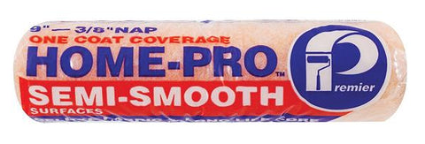 Mota para rodillo semi-lisa de 9" x 3/8", Premier paint