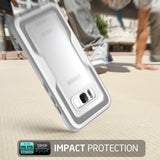 i-Blason Galaxy S8 Case, [Armorbox] [Full Body] [Heavy Duty Protection ] Shock Reduction/Bumper Case Without Screen Protector for Samsung Galaxy S8 2017 Release (White)