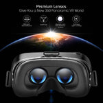 DESTEK V4 VR Headset, 103° FOV, Eye Protected HD Virtual Reality Headset w/Touch Button/Trigger for iPhone Xs X 8 7 6/Plus, Samsung s9 s8 s6/Edge Note 9 8, Smartphones w/ 4.5-6.0in Screen