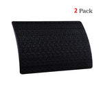 (Pack of 2) Extra Thick Sticky Anti-Slip Gel Pad, Mini-Factory PREMIUM Universal Non-Slip Dashboard Mat for Cell Phones, Sunglasses, Keys, Coins and more - Black (Medium Size: 6.5" X 4.5")