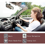 Bluetooth in Car Speakerphone Motion AUTO ON Wireless Speaker for Handsfree Talking/Music Streaming with Car Charger & Clip for All Smartphone, 20H Play Time, Dual Link Connectivity Enhance Bass